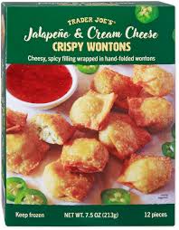 Trader Joe's Jalapeño and Cream Cheese Crispy Wontons - best trader joe's appetizers