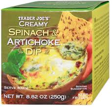 Trader Joe's Creamy Spinach and Artichoke Dip - best trader joe's appetizers