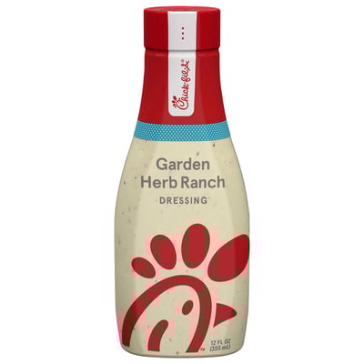 Chick-fil-A Garden Herb Ranch Dressing bottle – number 6 in chick fil a sauces ranked