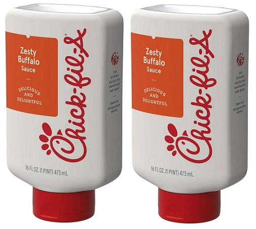 Chick-fil-A Zesty Buffalo Sauce bottle – number 5 in chick fil a sauces ranked