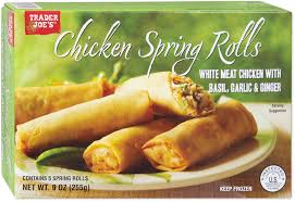 Best Trader Joe's Appetizers - Chicken Spring Rolls