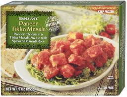 Trader Joe's Paneer Tikka Masala frozen meal - best trader joe's frozen meals