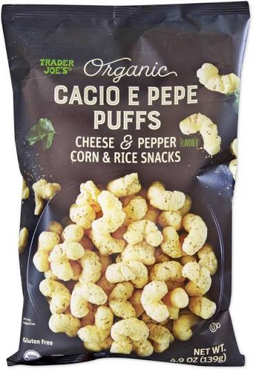 best trader joe's snacks - Cacio e Pepe Puffs