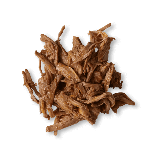 Chipotle barbacoa, slow-cooked beef with garlic, cumin, and dried chilies