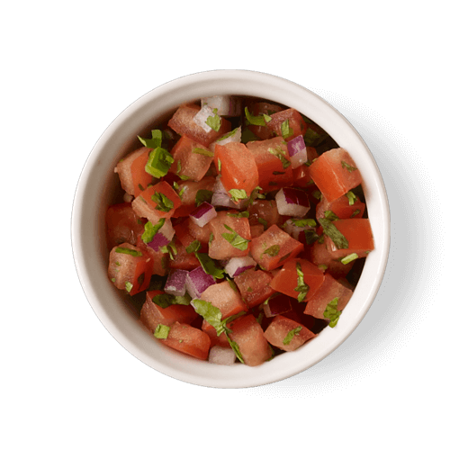 Chipotle fresh tomato salsa (pico de gallo), the mild salsa option