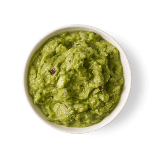 Chipotle guacamole topping