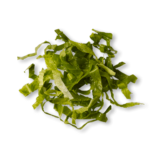 Chipotle shredded lettuce topping