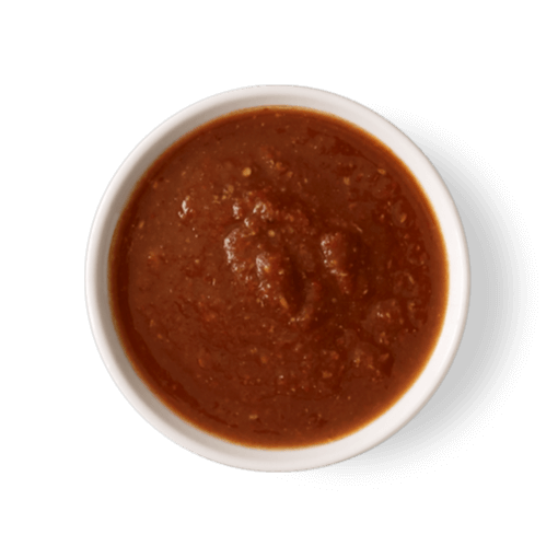Chipotle tomatillo red-chili salsa, the smoky hot salsa option