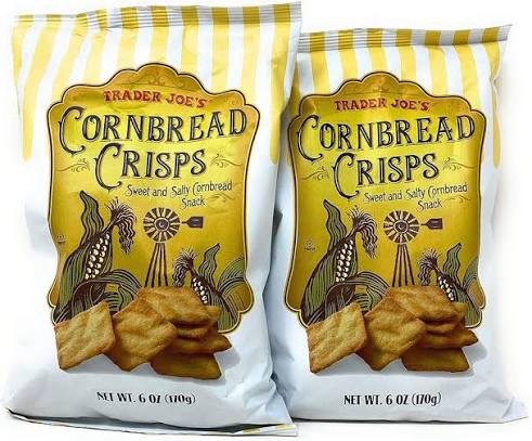 best trader joe's snacks - Cornbread Crisps