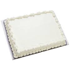 Kirkland Signature half-sheet cake with buttercream frosting and graduation cap design from Costco