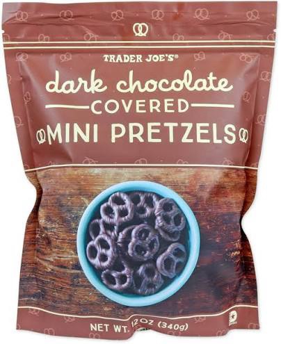 best trader joe's snacks - Dark Chocolate Covered Mini Pretzels