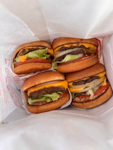 Five Guys vs In-N-Out: Which Premium Burger Is Actually Worth the Price? 2 Five Guys burger and fries for the Five Guys vs In-N-Out comparison