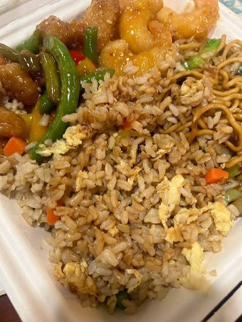 Panda Express Fried Rice served as a side - panda express menu item