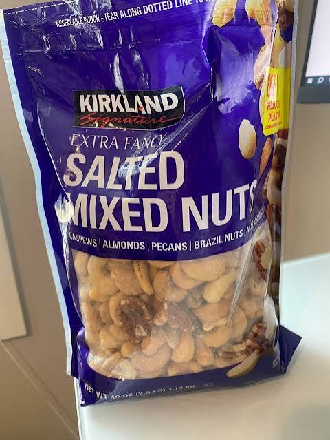 best costco food: kirkland signature mixed nuts