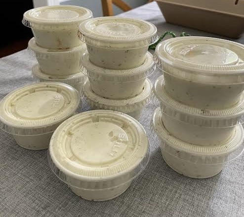 Wingstop Secret Menu: the ranch and parmesan dip