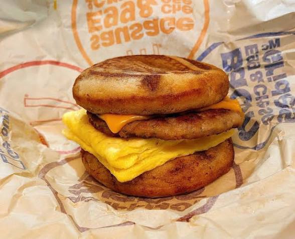 best mcdonald's order: sausage, egg, and cheese mcgriddle