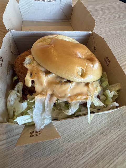 best mcdonald's order: spicy mccrispy