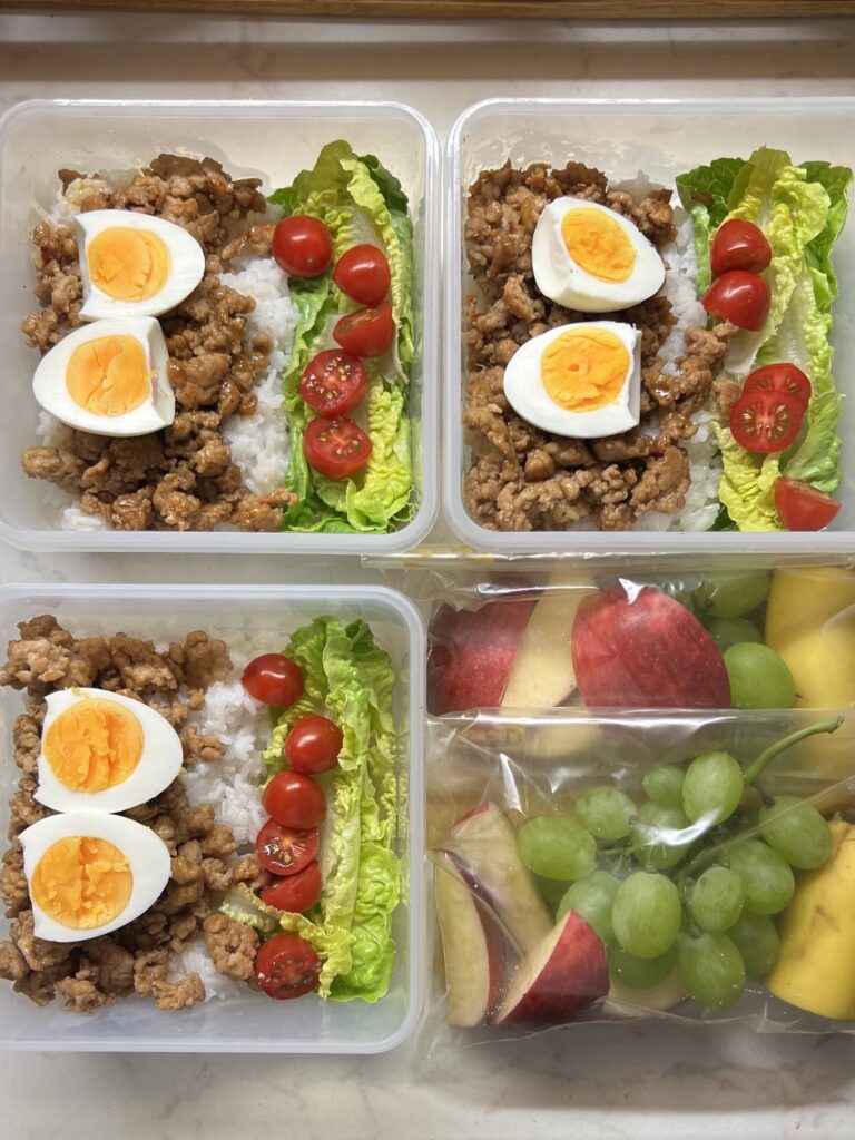 back to school lunch meal prep