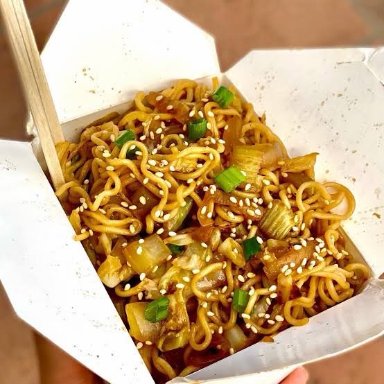 Panda Express Chow Mein wok-tossed noodles - panda express menu item