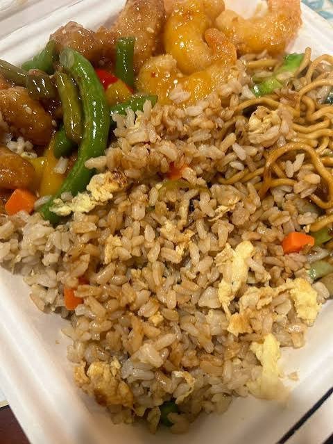 Panda Express Fried Rice served as a side - panda express menu item