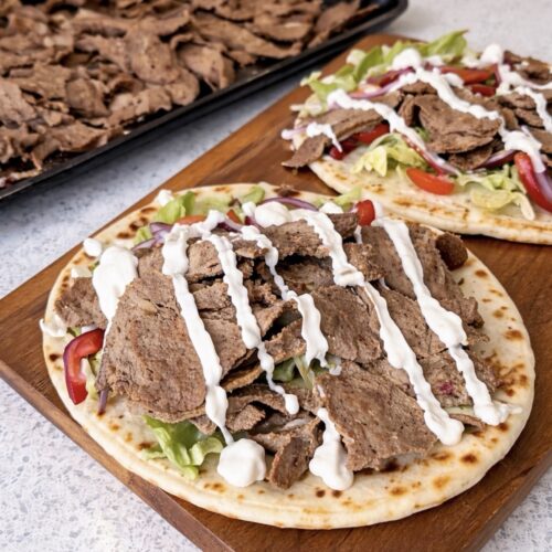 sheet pan doner kebab