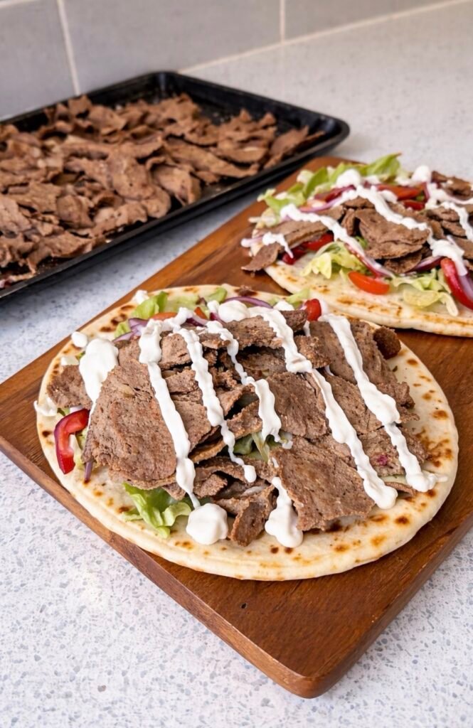 Sheet Pan Doner Kebab Recipe (Viral TikTok Method)