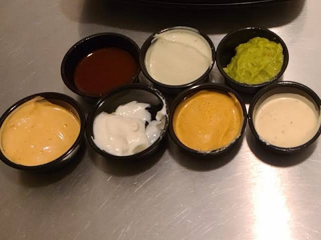 taco bell hacks – taco bell sauces ordered on the side in small cups