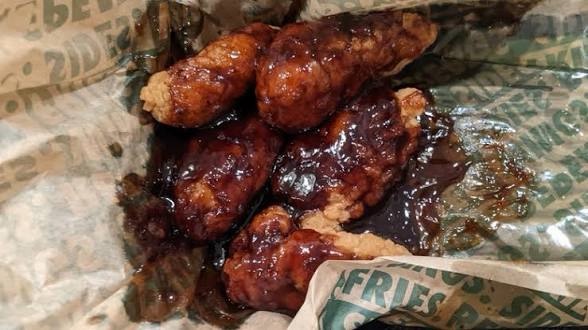 Hickory Smoked BBQ wingstop flavor wings – ranked 9th among best wingstop flavors