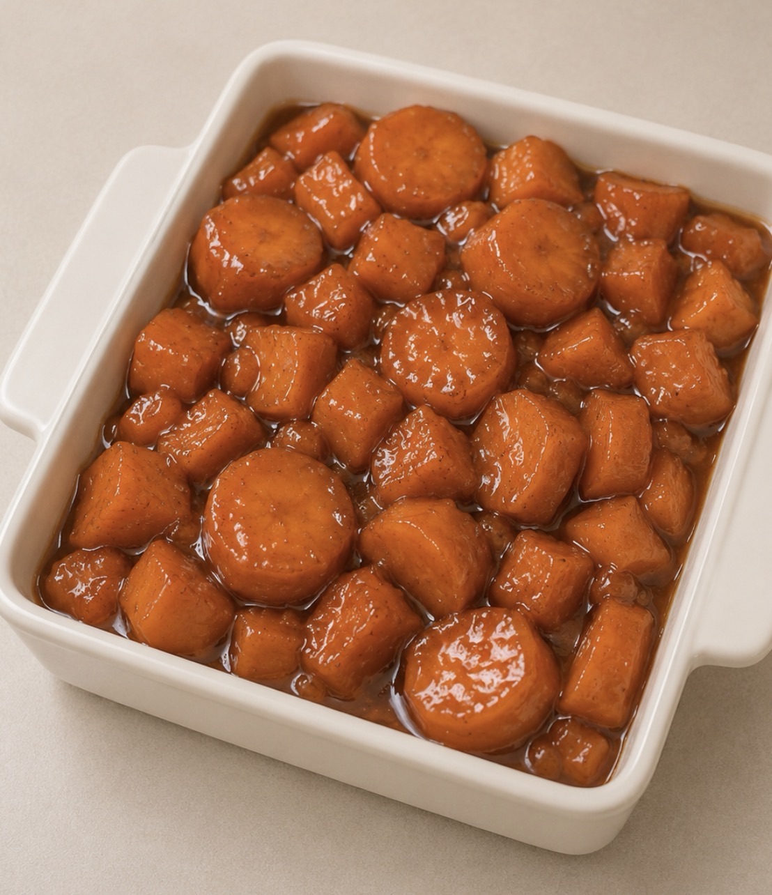 Candied Carrots Recipe (Stovetop Glazed, Ready in 25 Minutes) 6 Candied carrots glazed in butter and brown sugar sauce in a skillet