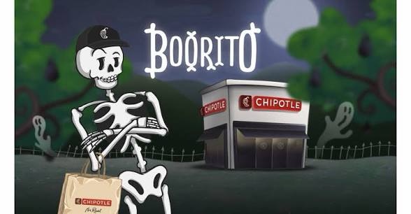 Chipotle's Boorito Deal and Every Other Halloween Restaurant Freebie This Year 11 Chipotle Boorito Halloween costume deal promotion