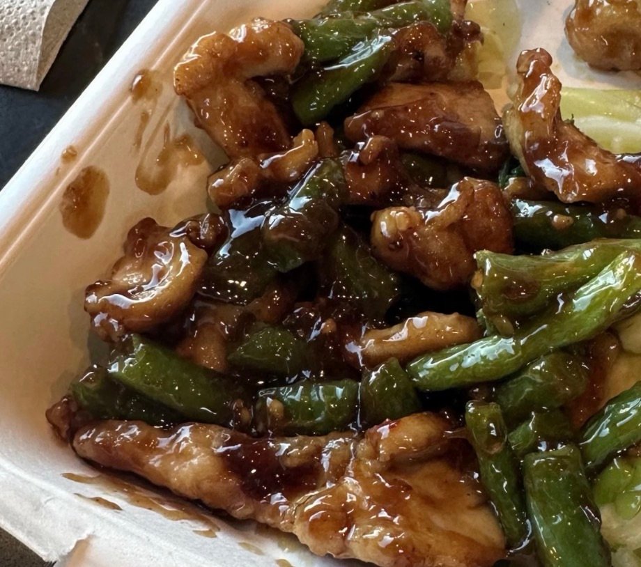 Panda Express String Bean Chicken Breast with crunchy string beans