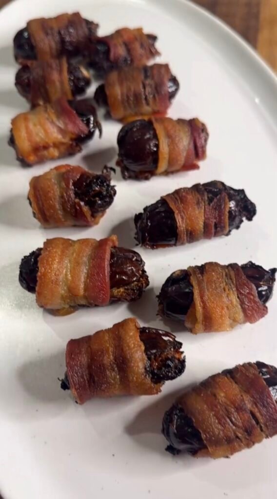 Bacon-Wrapped Blue Cheese Dates