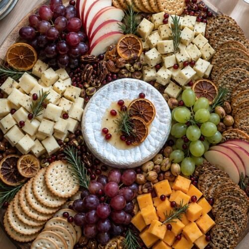 Budget Christmas Cheese Board