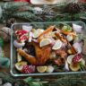 Budget Christmas dinner menu with pork tenderloin and sides