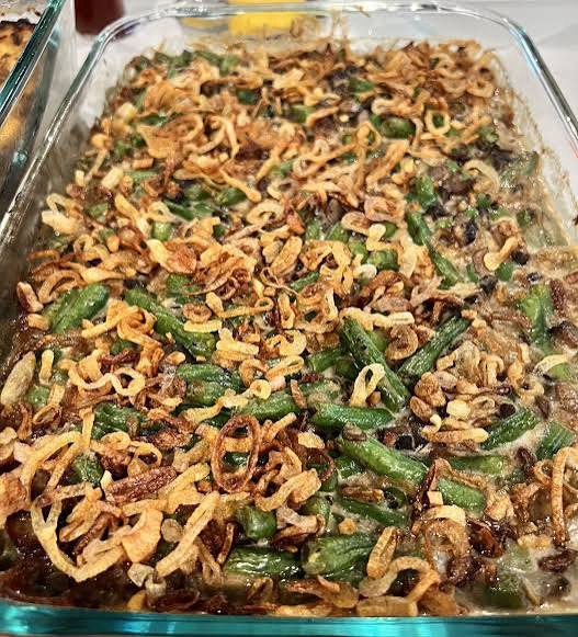 The Budget Christmas Dinner Menu That Doesn't Look Cheap 3 from scratch green bean casserole without canned soup