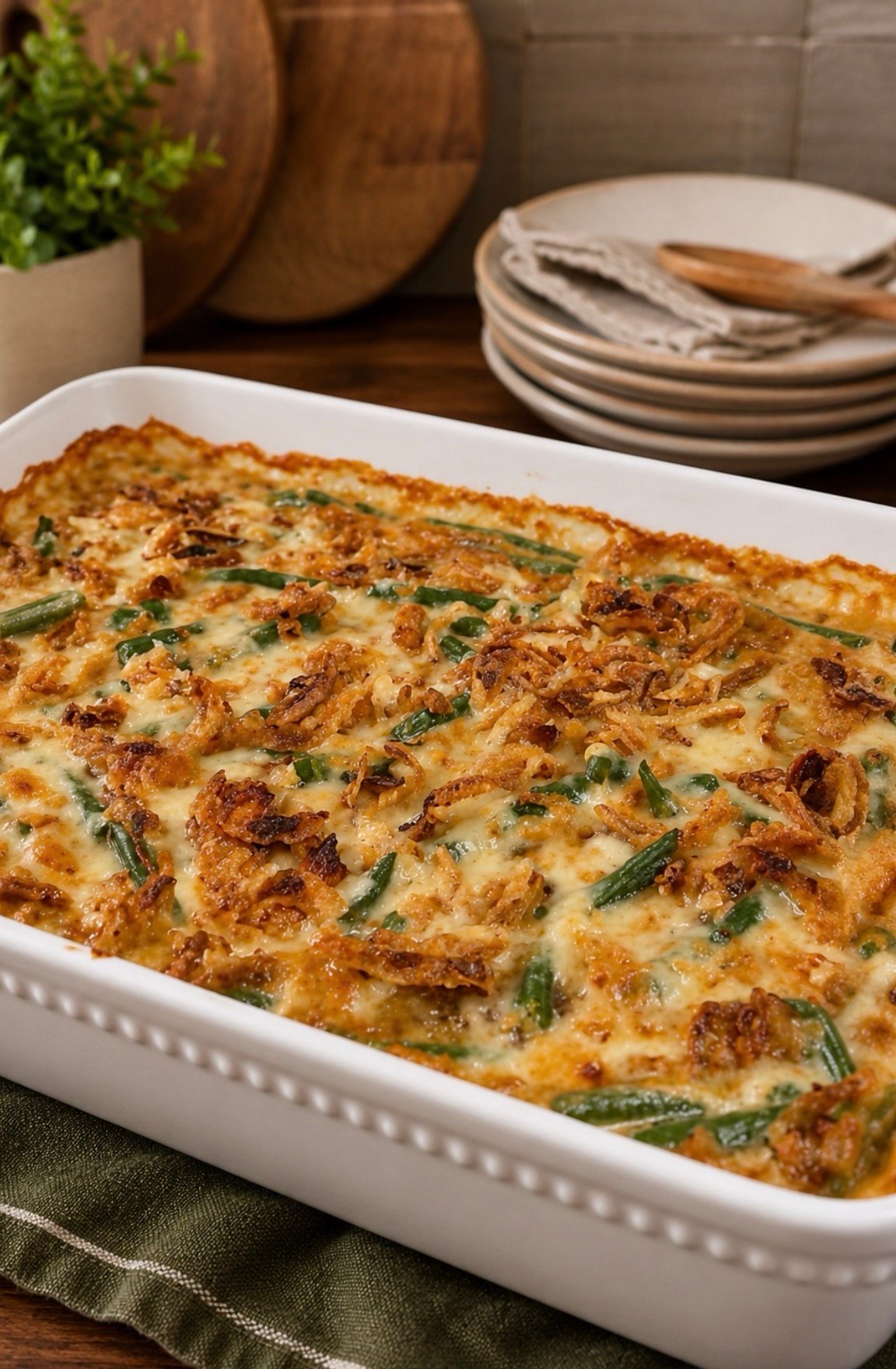 From-Scratch Green Bean Casserole