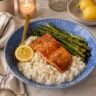 Garlic Butter Salmon Bowl