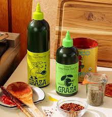 Graza Sizzle and Drizzle olive oil duo gift set