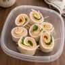 Ham and Cheese Tortilla Pinwheels