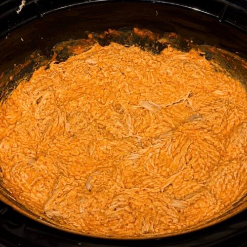 Hands-Off Crockpot Buffalo Chicken Dip