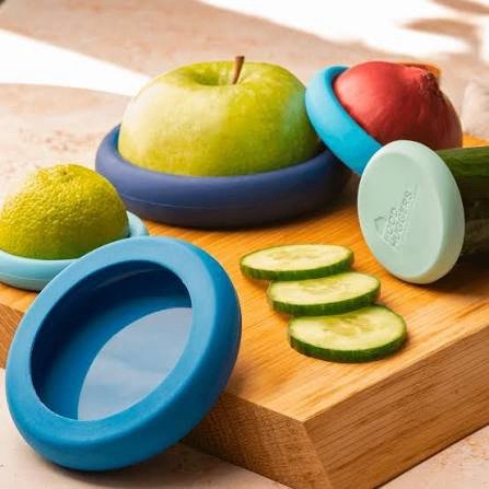 Food Huggers reusable silicone food savers