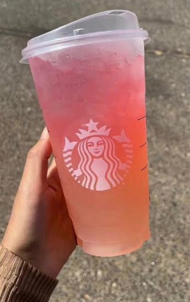 Starbucks Peach Ring Refresher secret menu drink