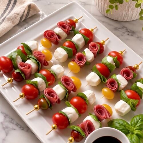 Make-Ahead Antipasto Skewers