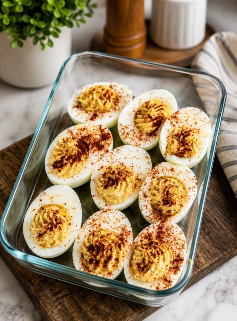 Make-Ahead Deviled Eggs