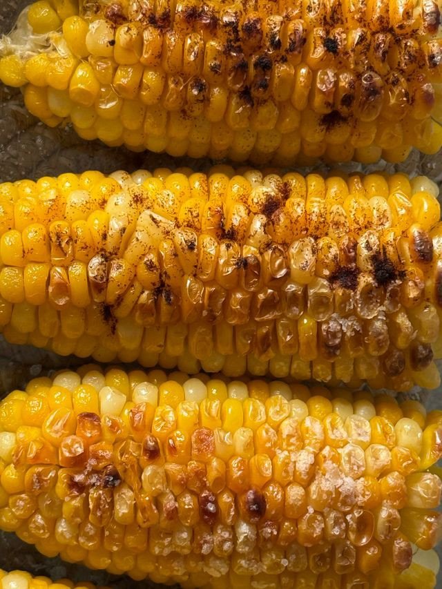Butter-soaked corn on the cob