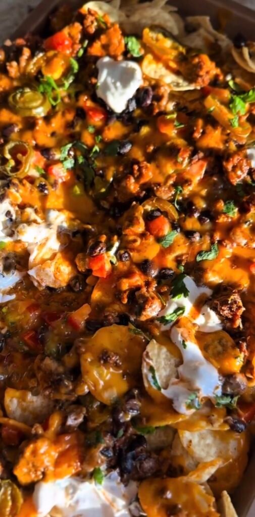 Sheet Pan Loaded Nachos for a Crowd