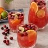 Sparkling Cranberry Mocktail Punch