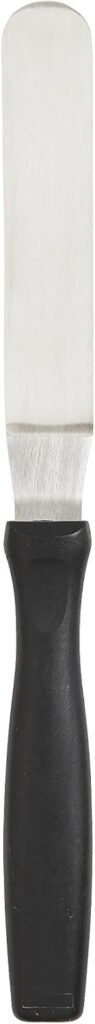 Small offset spatula for spreading Halloween cookie icing